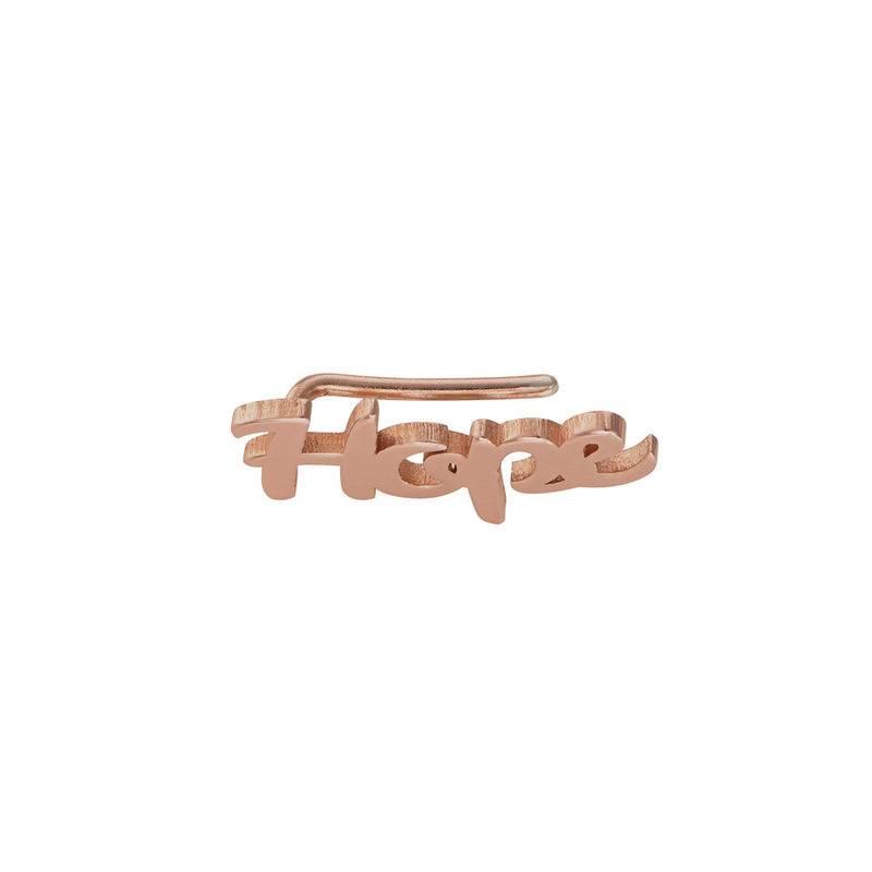 Personalised Ear Climbers with 18ct Rose Gold Plating product photo