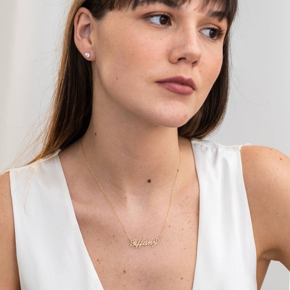 Joyeria personalizada- Collar “Carrie” en oro de 10K foto de producto