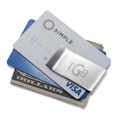 Personalised Money Clip in Stainless Steel-1 product photo