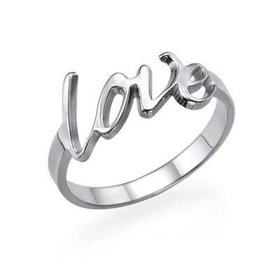 Sterling Silver Love Ring product photo