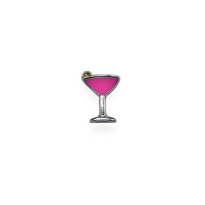 Pink Cocktail Charm for Floating Locket product photo