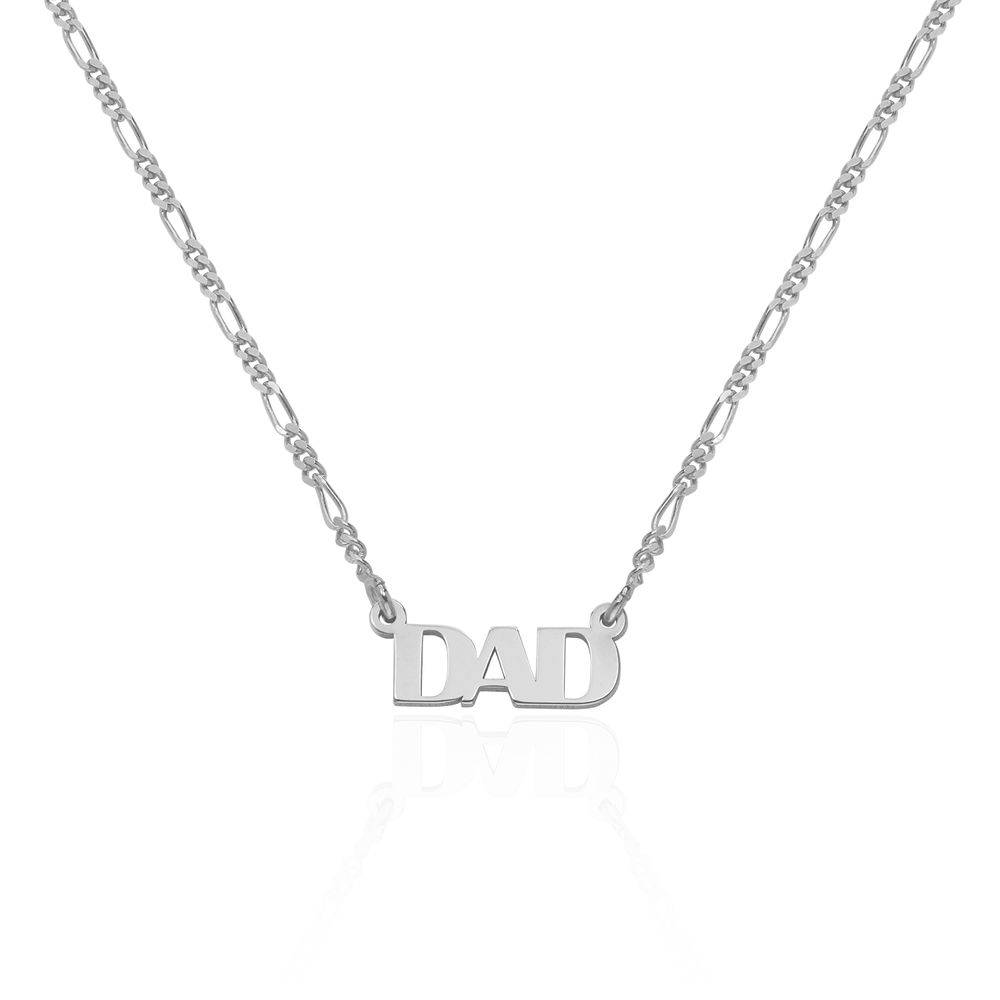 Pre-customized Dad Necklace in Sterling Silver-5 product photo