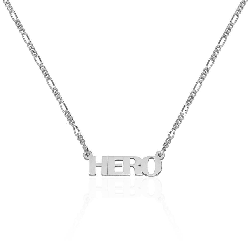 Pre-customized Dad Necklace in Sterling Silver-2 product photo