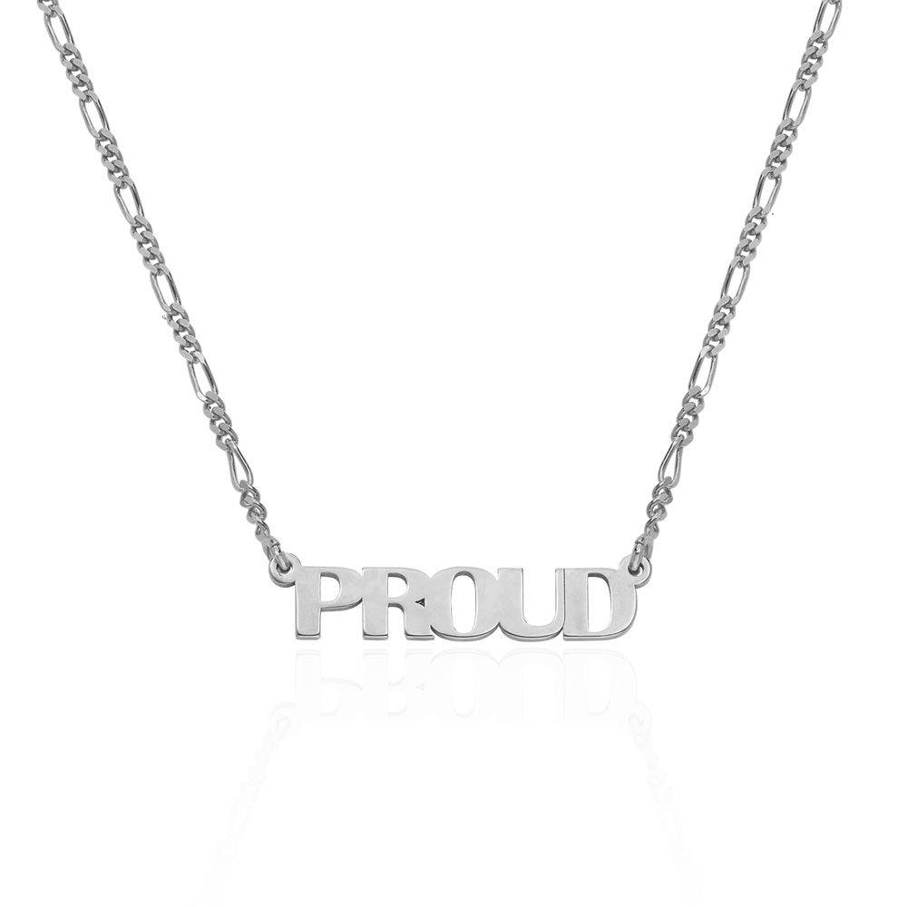 Pre-customized Dad Necklace in Sterling Silver product photo
