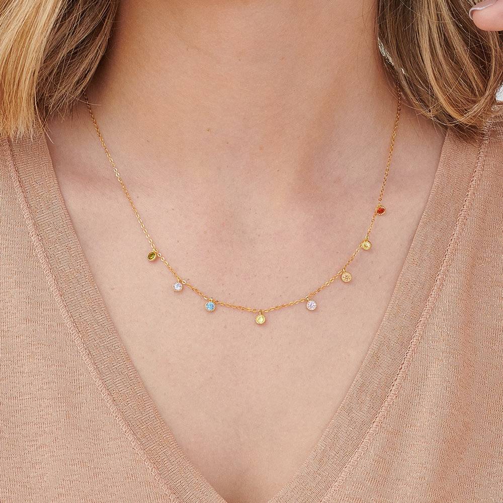 Rainbow Necklace – in 18ct Gold Plating-2 product photo
