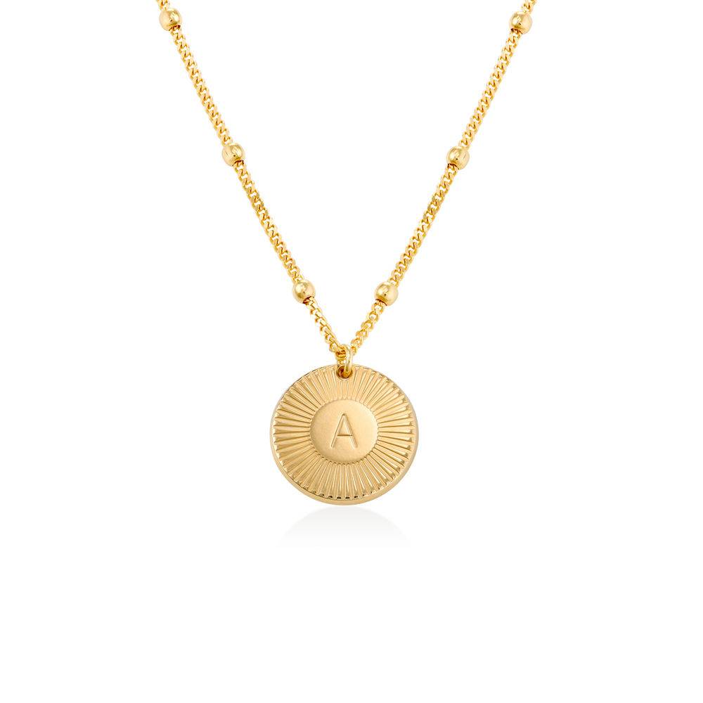 Rayos Initial Necklace in 18K Gold Plating-1 product photo