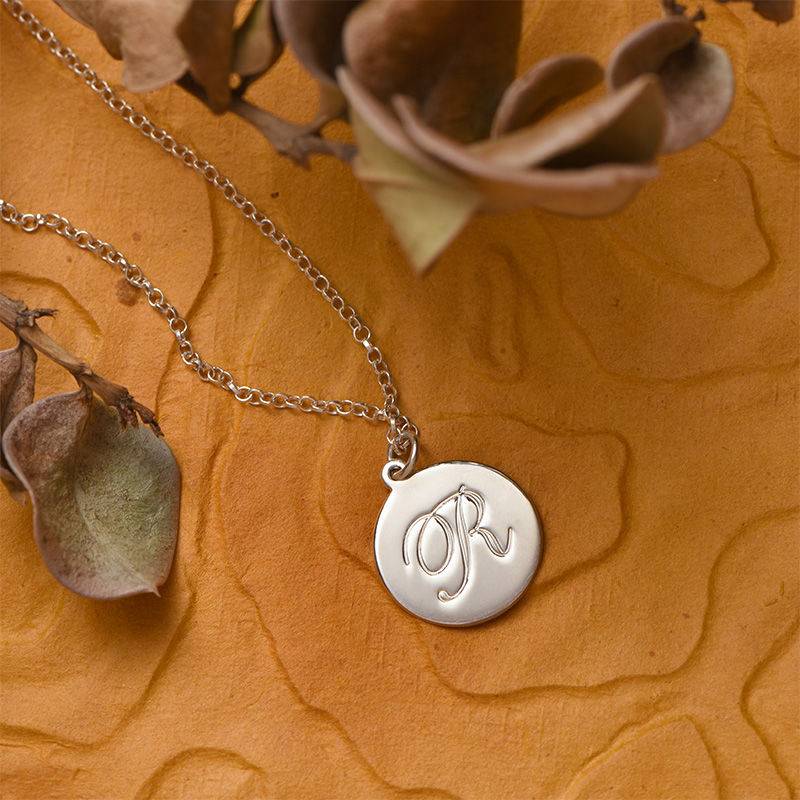 Sterling Silver Initial Script Pendant product photo