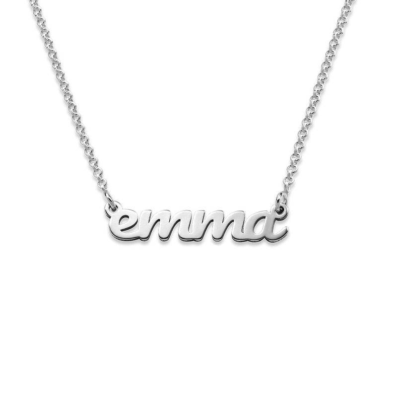 London Name Necklace in Sterling Silver-2 product photo