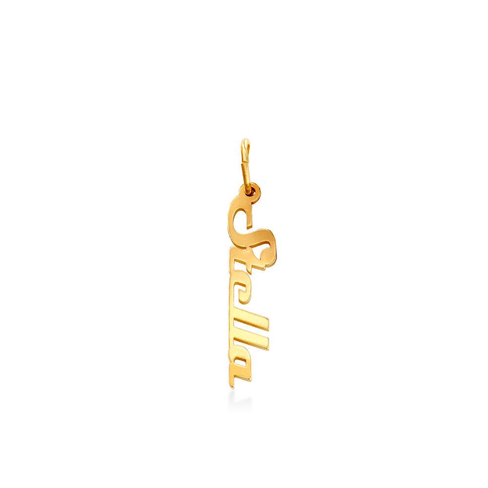 Siena Name Necklace Pendant in 18ct Gold Vermeil product photo