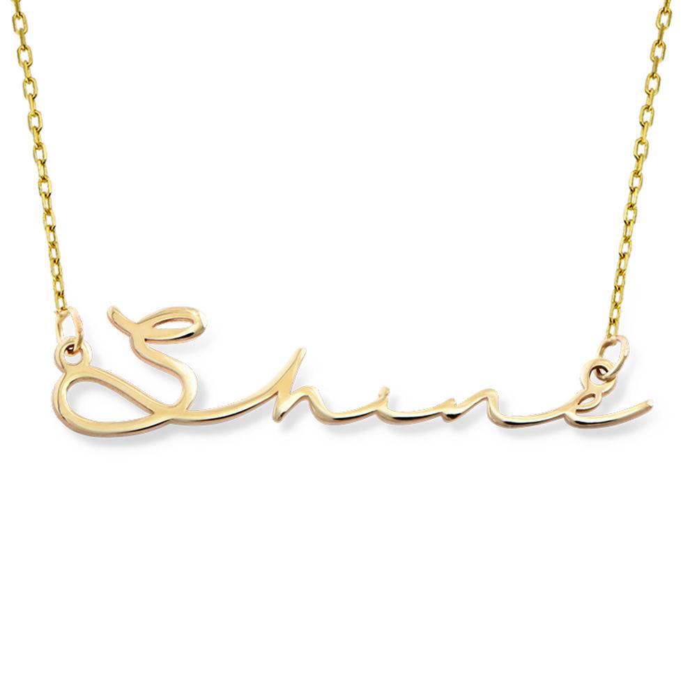 Signature Style Name Necklace in 10k Gold product photo
