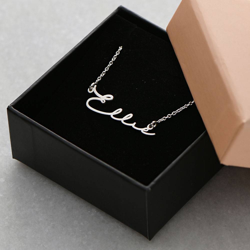 Signature Style Name Necklace in Sterling Silver-6 product photo