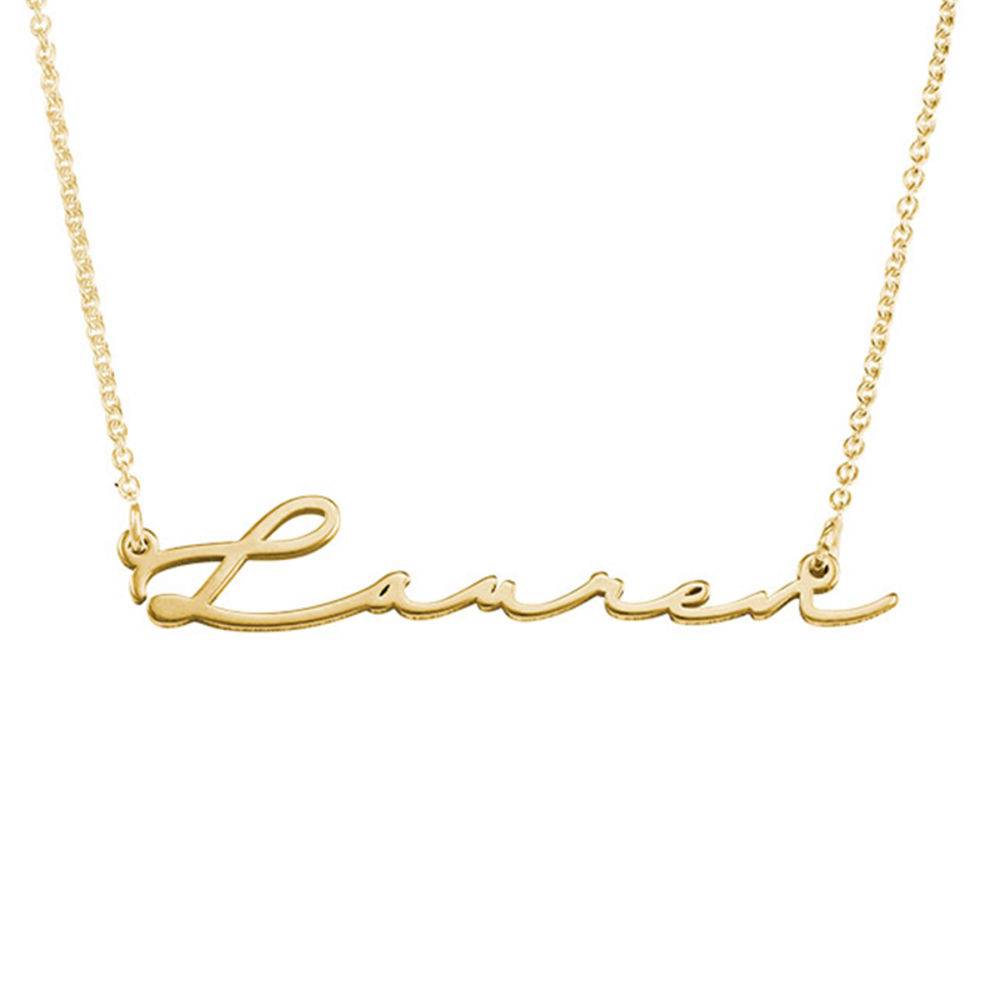 Signature Style Name Necklace in 18ct Gold Plating-4 product photo
