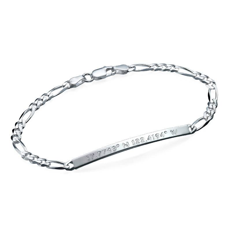Silver Coordinates Bracelet product photo
