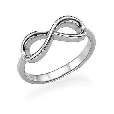 Infinity-Ring - 925er Sterlingsilber Produktfoto
