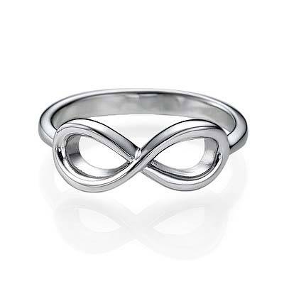 Infinity-Ring - 925er Sterlingsilber Produktfoto