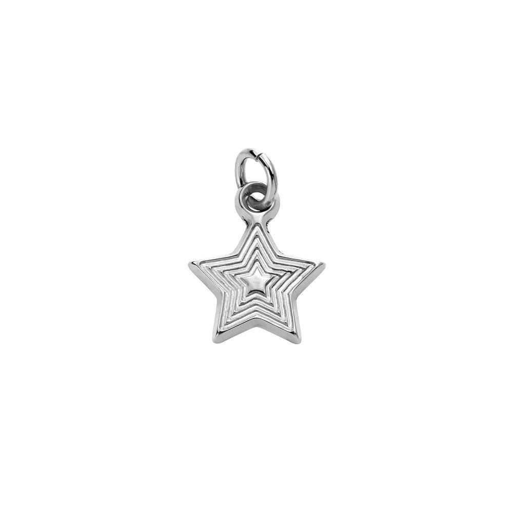 Star Charm for Linda Necklace in Sterling Silver-1 product photo