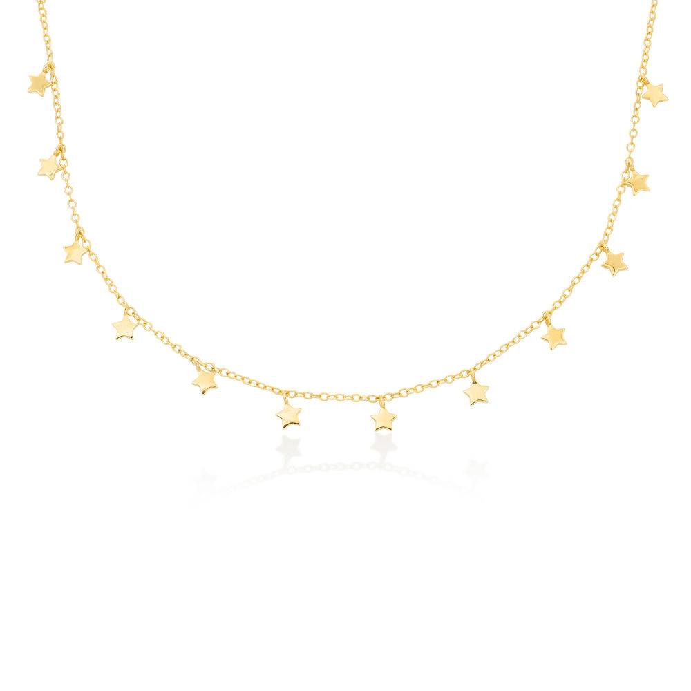 Sternen Choker Halskette in Vergoldung Produktfoto