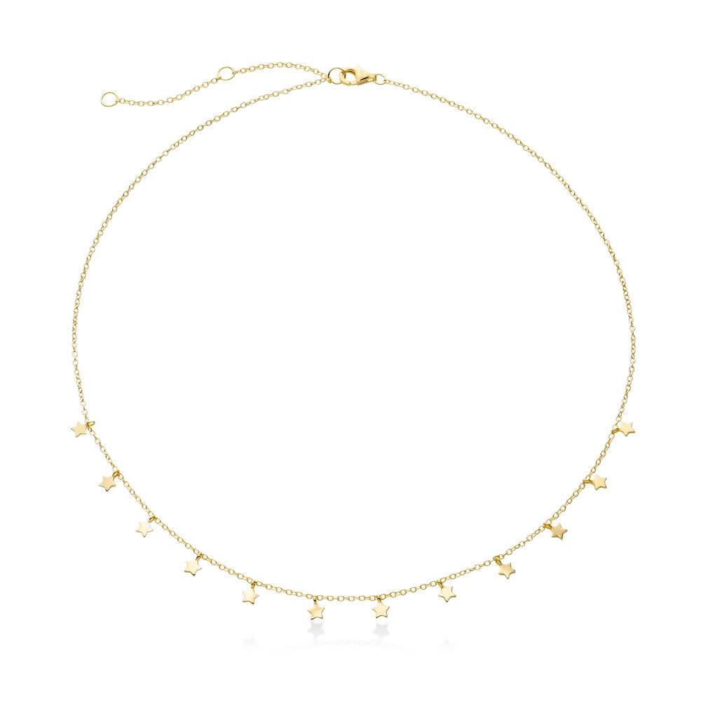 Star Choker Necklace in 18ct Gold Plating-3 product photo