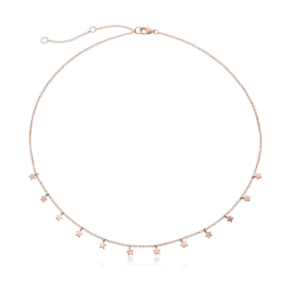 Star Choker Necklace in Rose Gold Plating-2 product photo