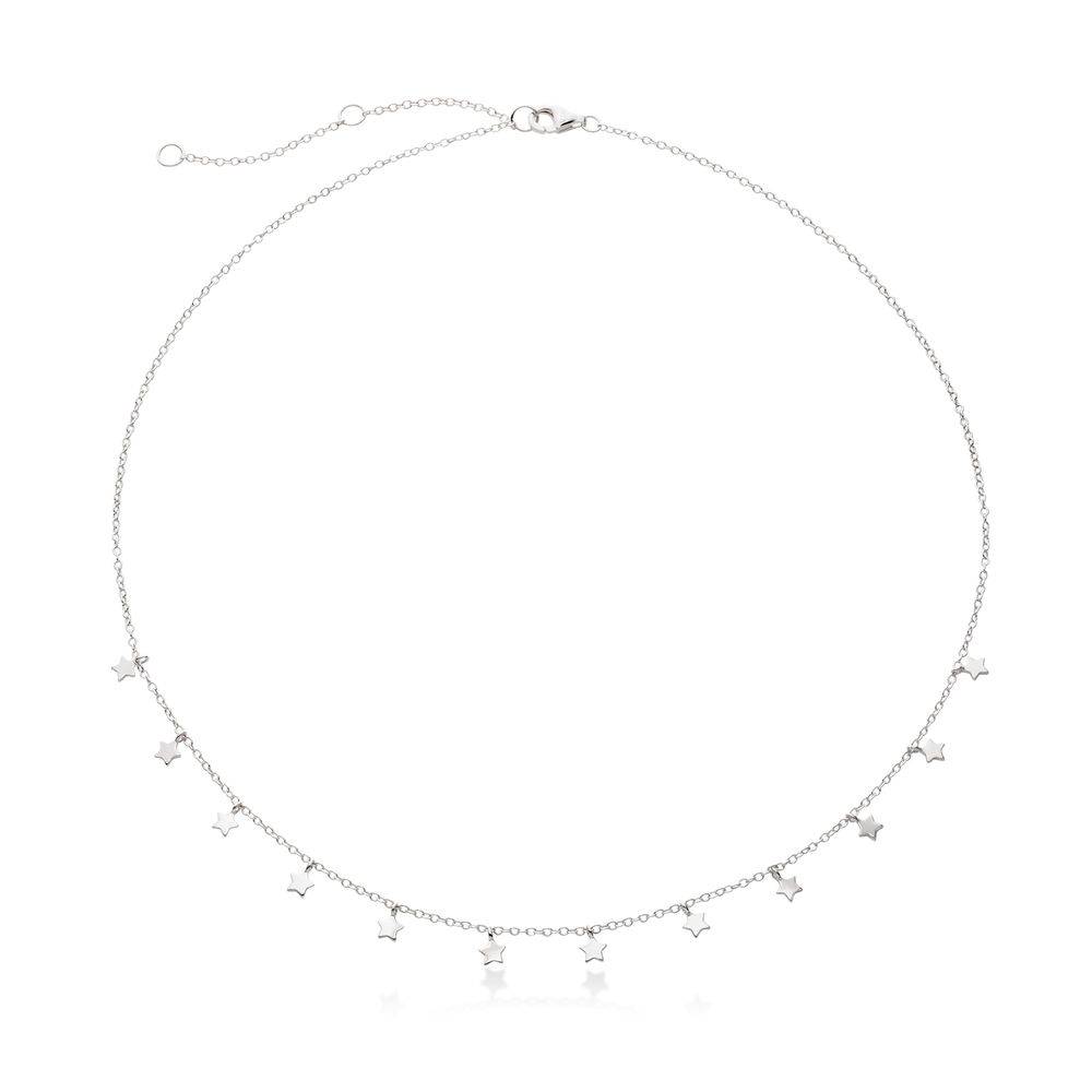 Stjerne halskæde i sølv-2 produkt billede