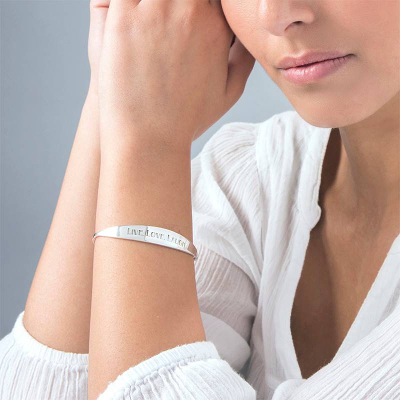 ID Bangle Bracelet in Sterling Silver-1 product photo