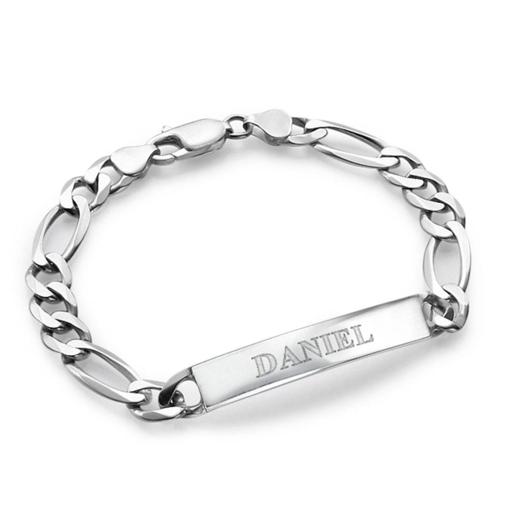 Amigo ID-Armband för Män i Sterling Silver