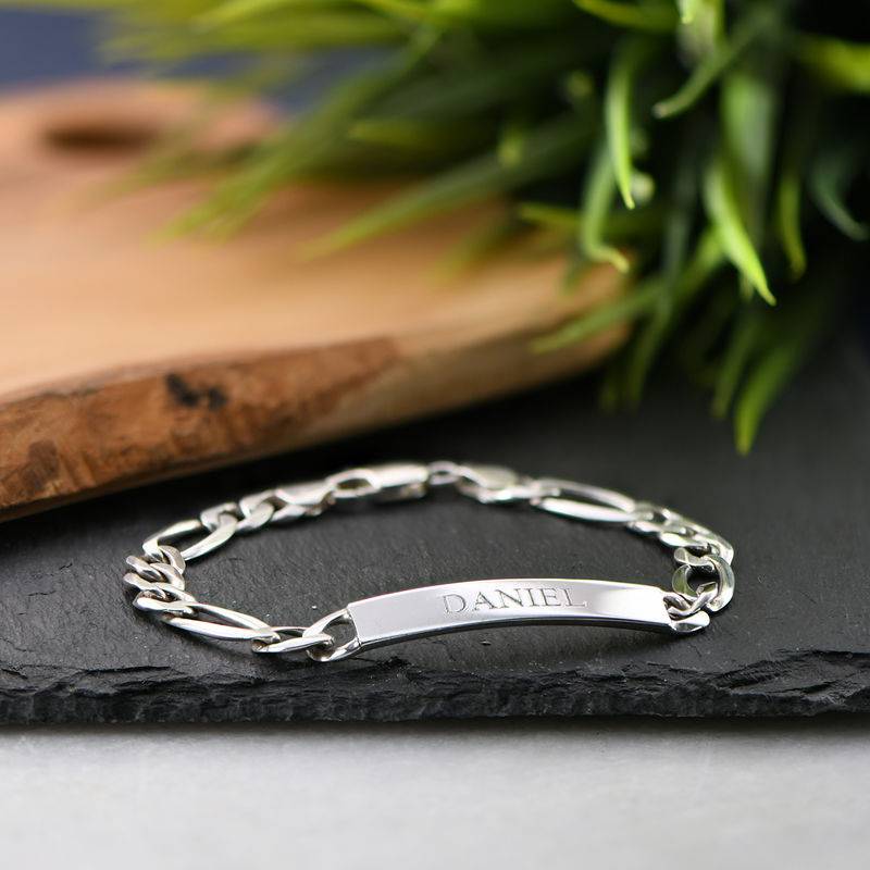 Amigo ID Bracelet for men in Sterling Silver product photo