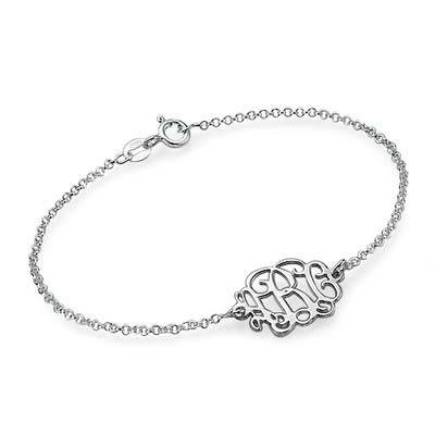 Sterling Silver Initials Bracelet / Anklet-1 product photo