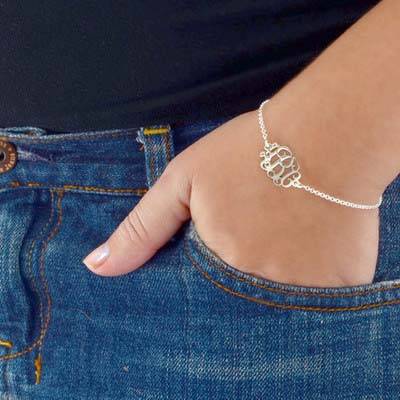 Sterling Silver Monogram Bracelet / Anklet product photo