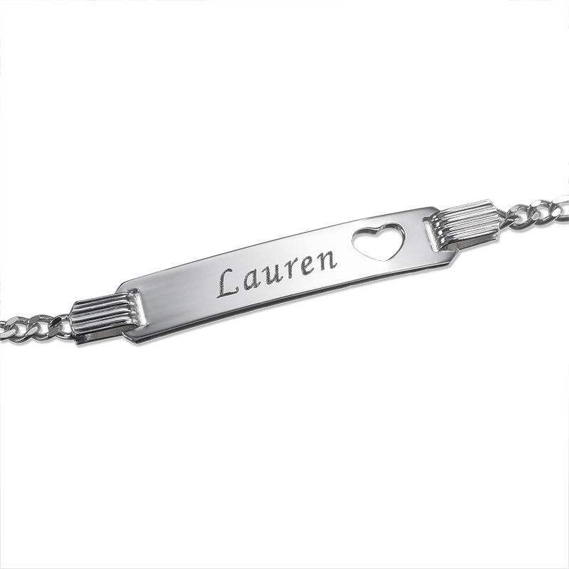 Sterling Silver Name Bracelet for Teenagers product photo