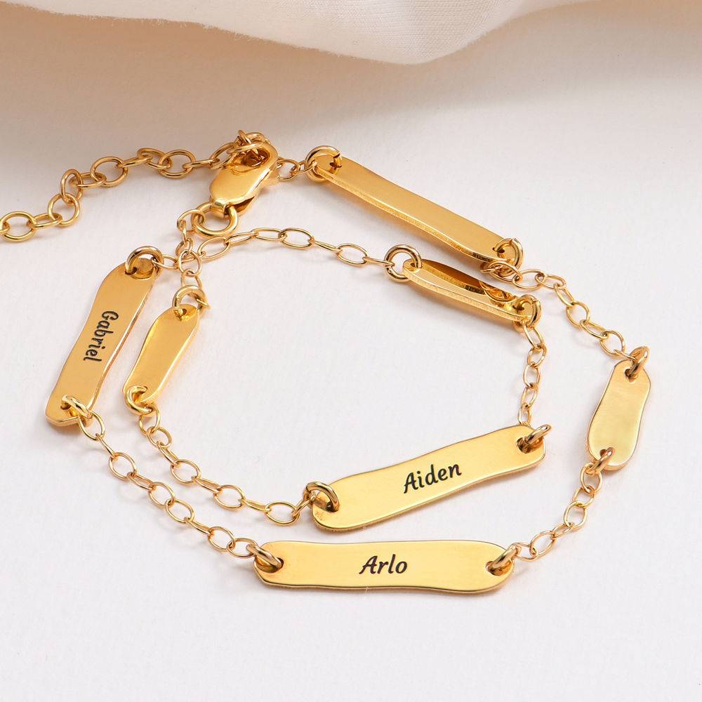 The Milestones Bracelet/Anklet in 18ct Gold Plating-4 product photo