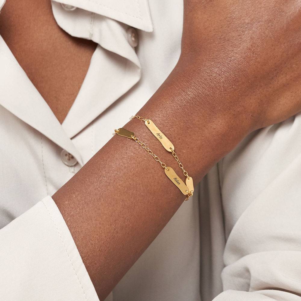 The Milestones Bracelet/Anklet in 18ct Gold Vermeil-5 product photo