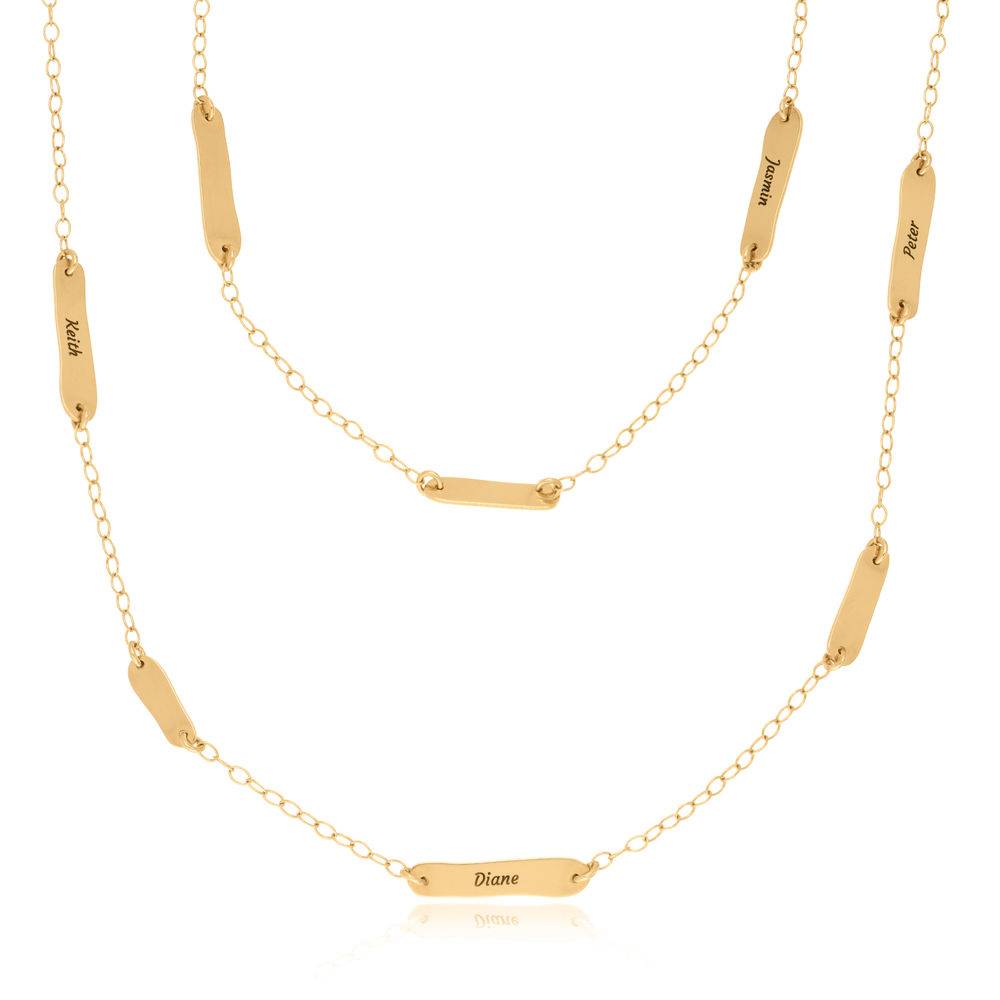 Milepælene halskæde i 18k Guld Vermeil-3 produkt billede