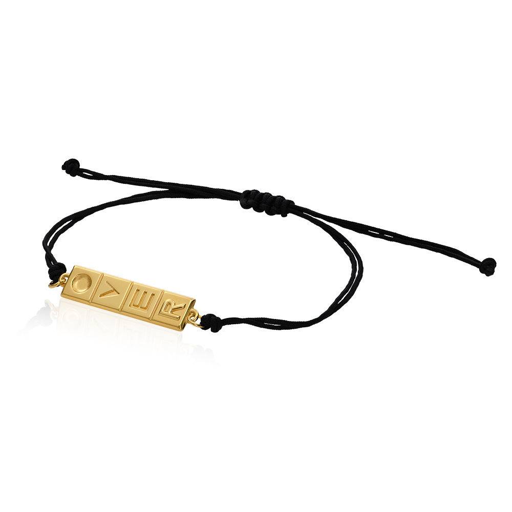 Domino ™ uniseks  Tik Tak armband in 18k goud vermeil-6 Productfoto