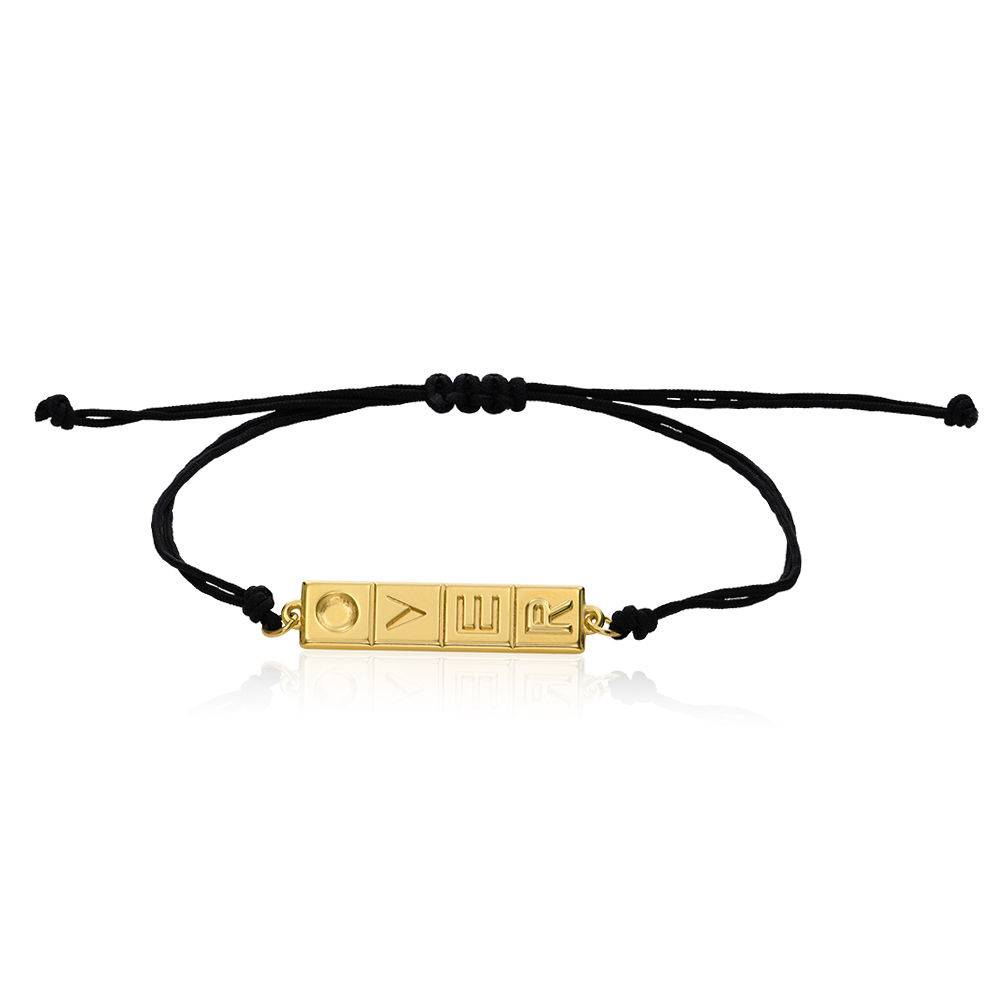 Domino ™ uniseks  Tik Tak armband in 18k goud vermeil-7 Productfoto