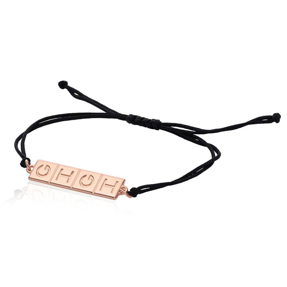 Domino™  Tik Tak Unisex-Armband aus 750-er Roségold Vermeil Produktfoto