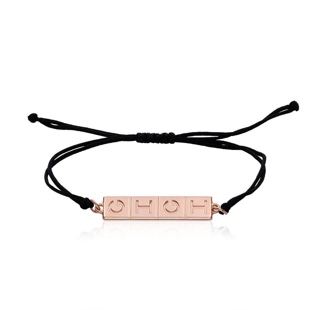 Domino ™ uniseks Tik Tak armband in 18k rosé goud vermeil Productfoto