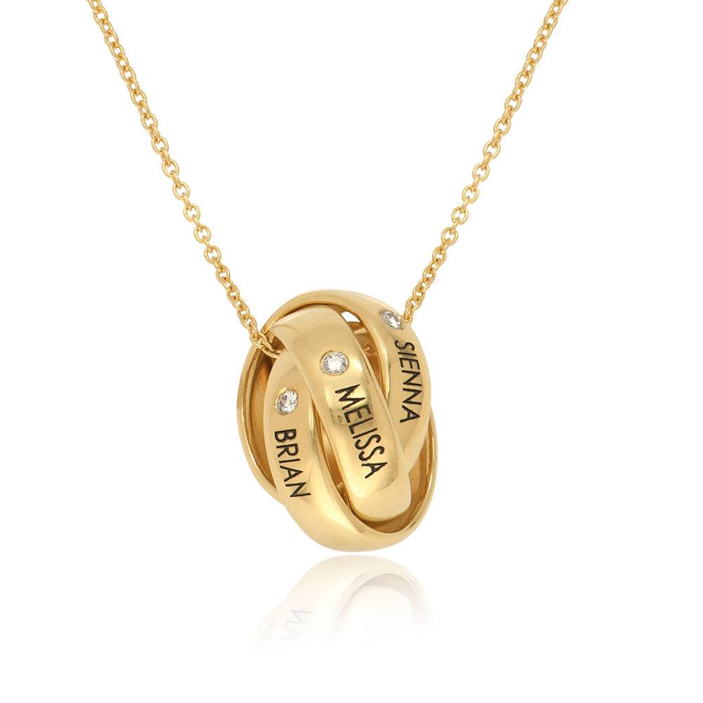 Eternal Diamond Necklace in 18k Gold Plating-1 product photo