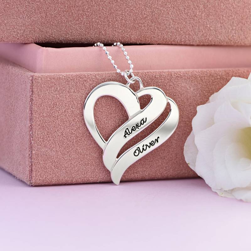 Two Hearts Forever One Necklace product photo