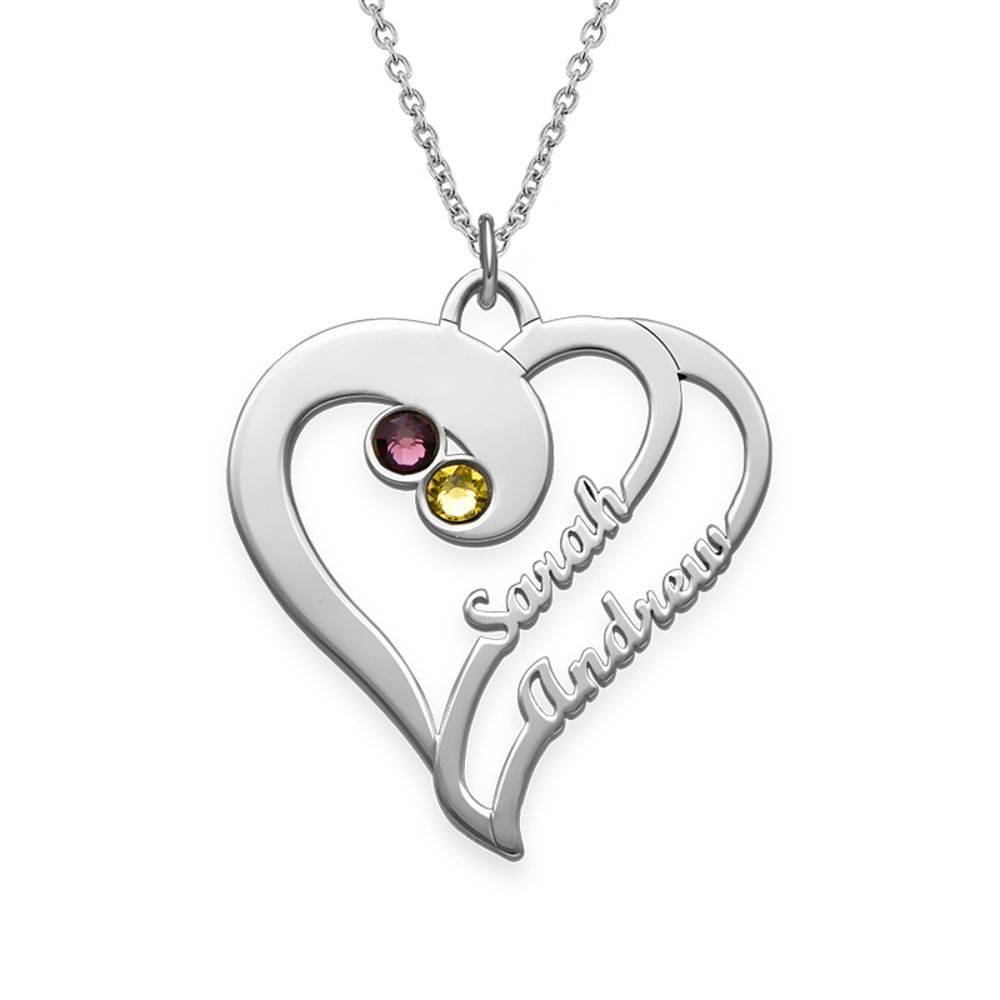 Two Hearts Forever One Necklace in Premium Silver product photo