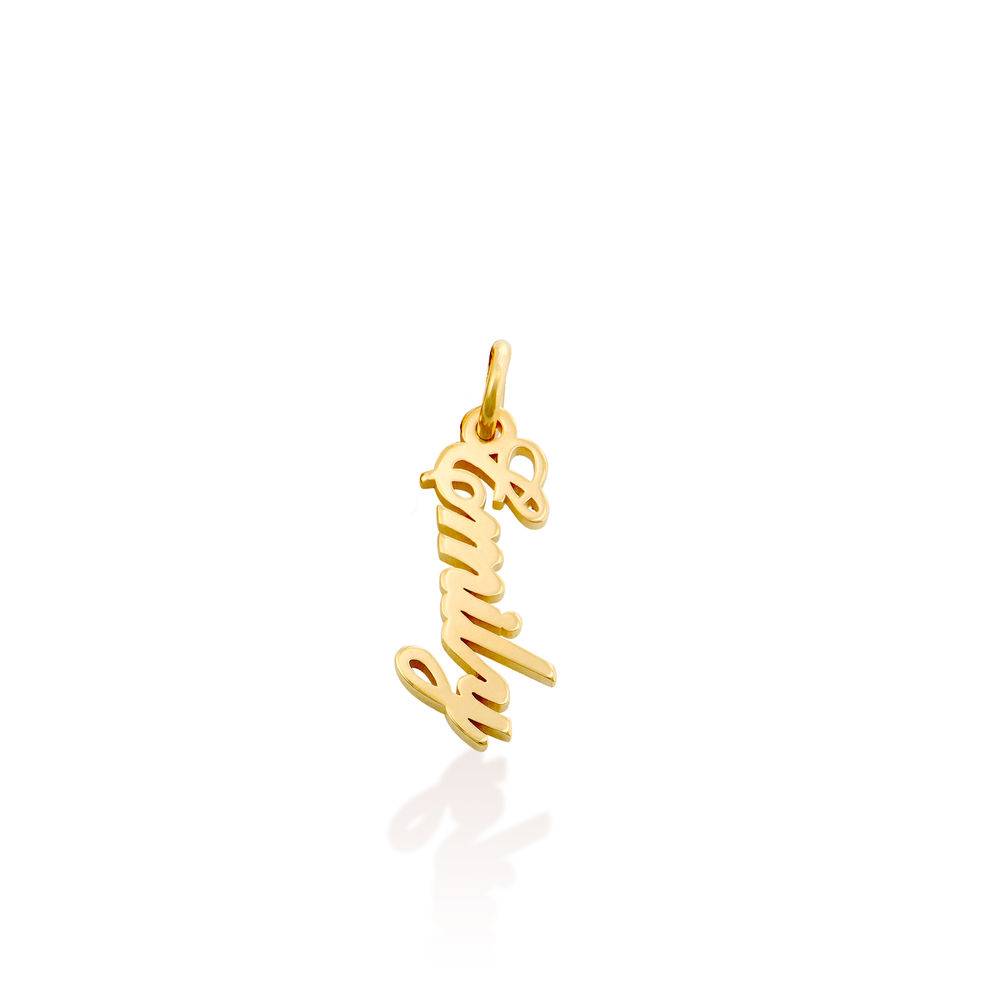 Vertical Name Pendant in 18ct Gold Plating-1 product photo