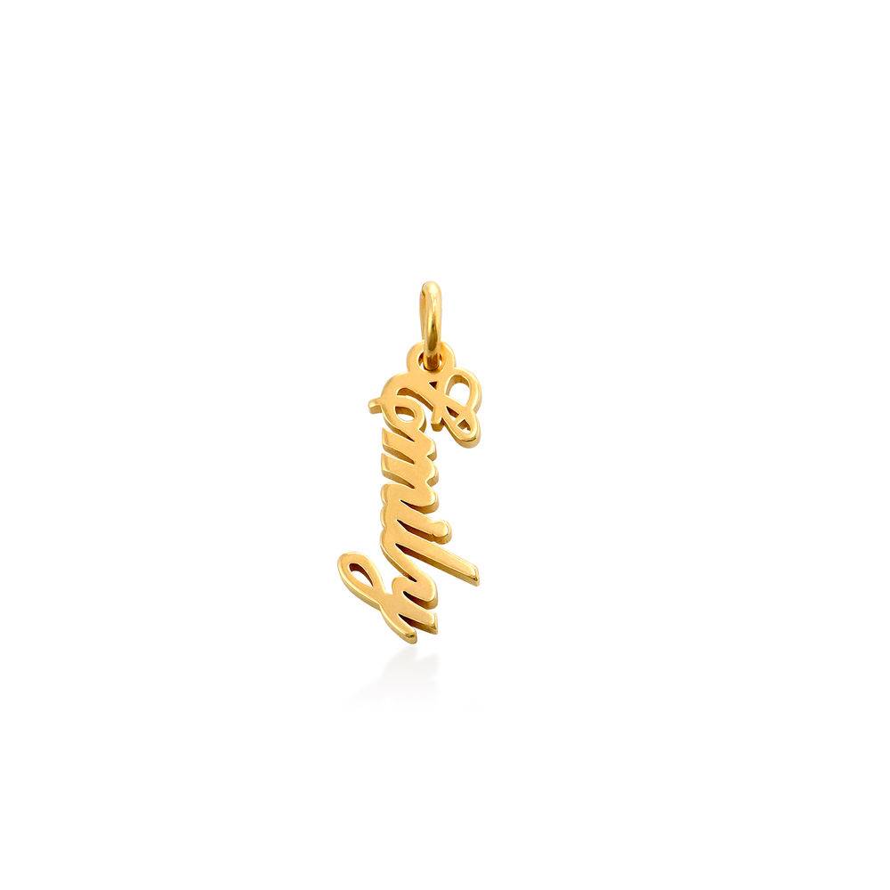 Vertical Name Pendant in Gold Vermeil product photo