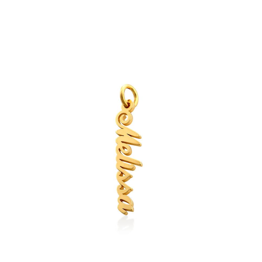 Vertical Name Pendant in Gold Vermeil-2 product photo