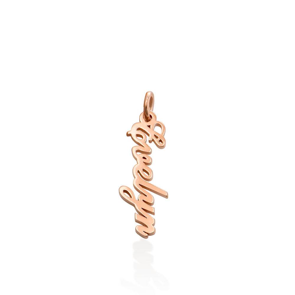 Vertical Name Pendant in Rose Gold Plated-1 product photo