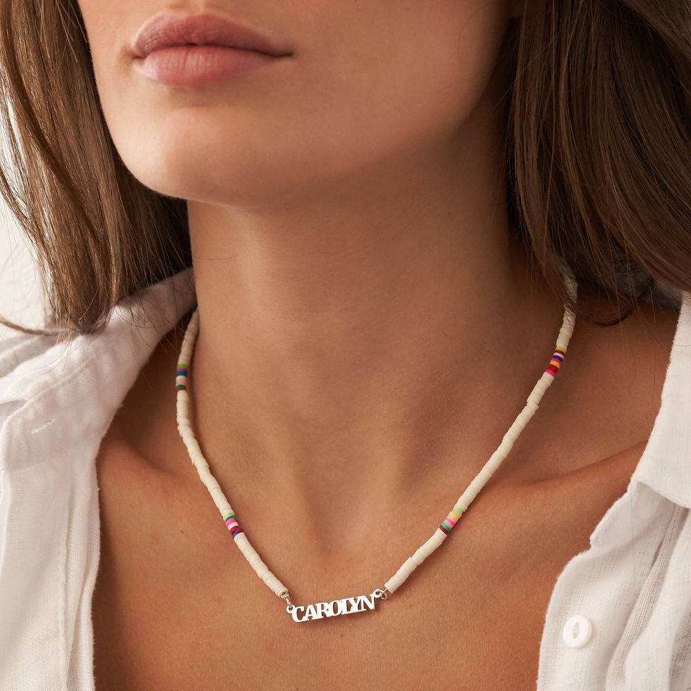 Schateiland Naam Ketting in Sterling Zilver-1 Productfoto