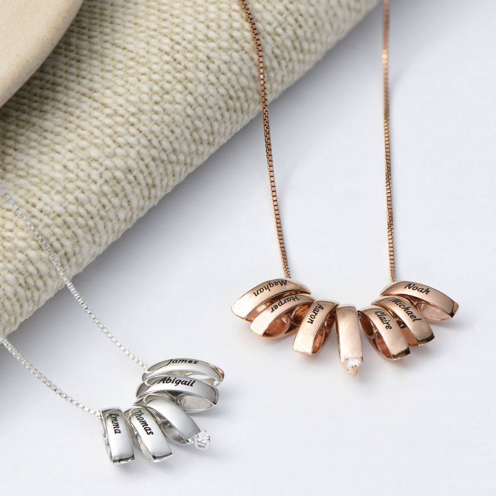 Whole Lot of Love Necklace in Rose Gold Plating-4 product photo