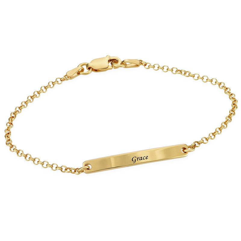 Women's ID Bracelet in Gold Plating product photo