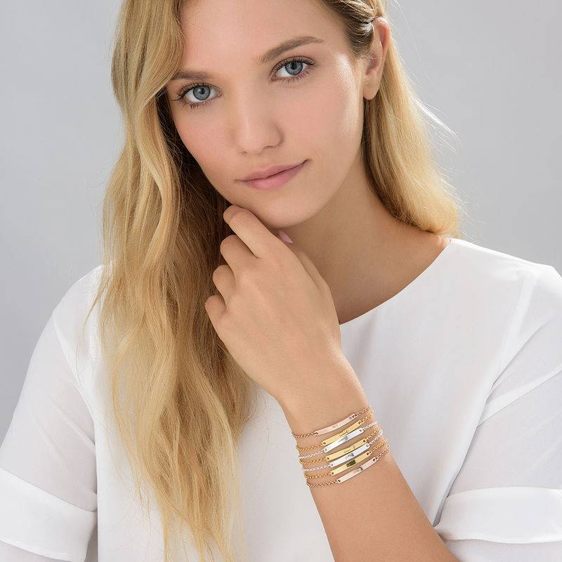 Women's ID Bracelet in Gold Plating-2 product photo