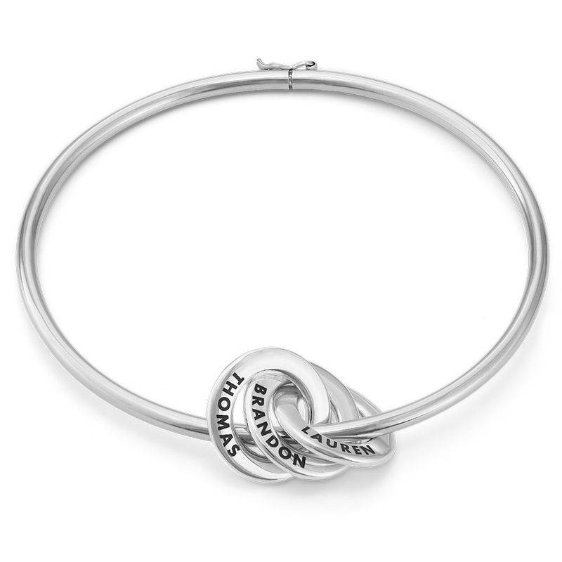 Russisk ring bangle armbånd i sølv-1 produkt billede