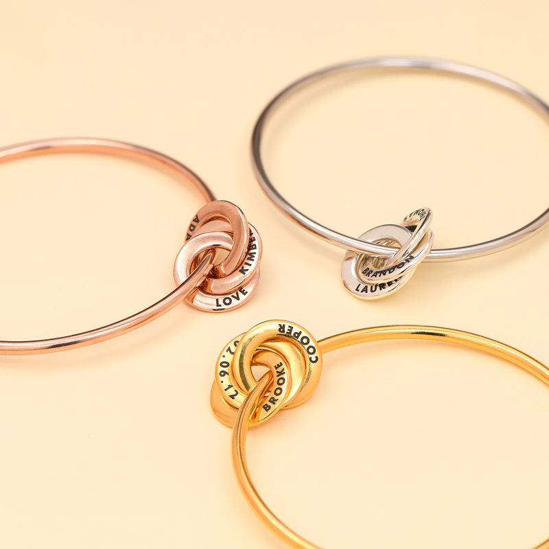 Russisk ring bangle armbånd i sølv-3 produkt billede